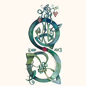 See I Have Engraved You  -  calligraphy detail